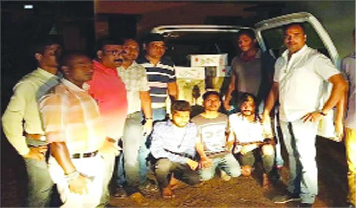 अंतर्राज्यीय शराब तस्करों का गिरोह हुआ बेनकाब