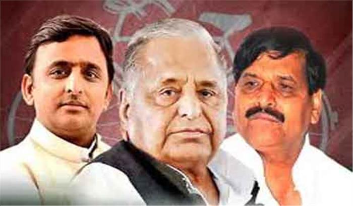 सपा संग्राम : दिनभर चला बैठकों का दौर, नहीं हुई सुलह