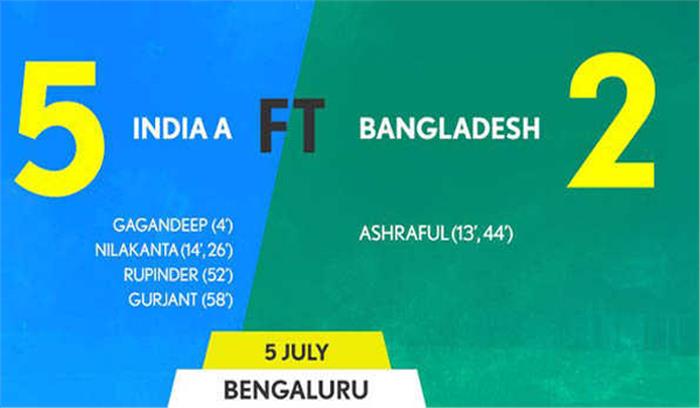 भारत ने लगातार पांचवें मैच में बंगलादेश को हराया