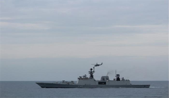 भारत और इंडोनेशिया ने सुंडा जलडमरूमध्य में समुद्री अभ्यास किया