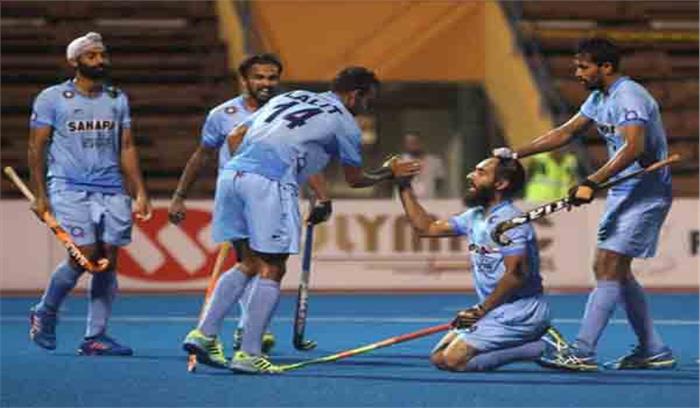 भारत की पुरुष हॉकी टीम 4-नेशन्स टूर्नामेंट के दूसरे चरण में न्यूजीलैंड से भिड़ेगा भारत की पुरुष हॉकी टीम 4-नेशन्स टूर्नामेंट के दूसरे चरण में न्यूजीलैंड से भिड़ेगा