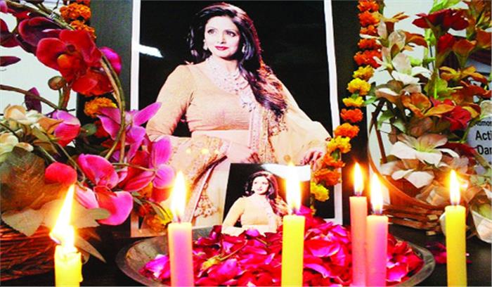 भारत पहुंचा श्रीदेवी का पार्थिव शरीर