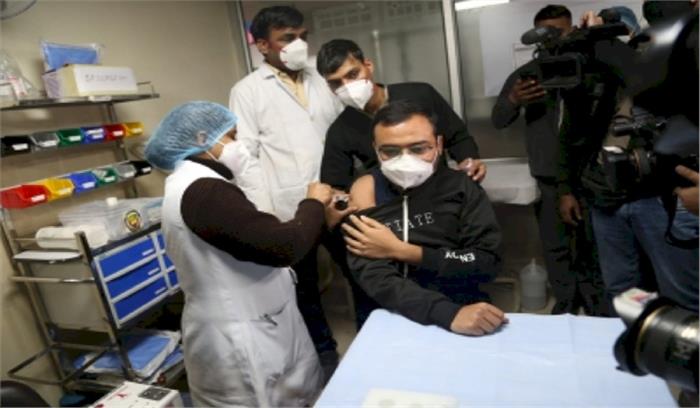 भारत ने दुनिया में सबसे तेजी से 10 लाख लोगों का टीकाकरण किया भारत ने दुनिया में सबसे तेजी से 10 लाख लोगों का टीकाकरण किया