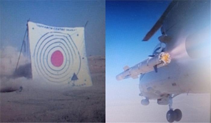 भारत ने स्वदेशी स्टैंड-ऑफ एंटी टैंक मिसाइल का सफलतापूर्वक परीक्षण किया