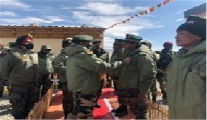 सेना प्रमुख ने पूर्वी लद्दाख में सीमावर्ती इलाकों का दौरा किया