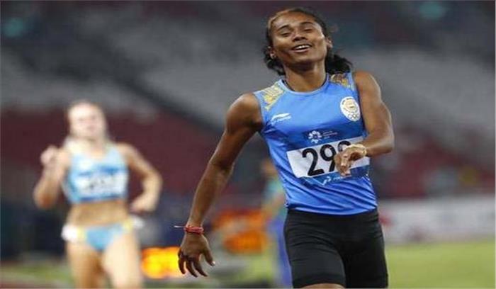 एशियन गेम्स(एथलेटिक्स): हिमा दास ने 400 मीटर दौड़ में जीता रजत