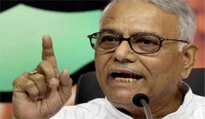 भारतीय रुपया कोमा में पहुंचा : यशवंत सिन्हा