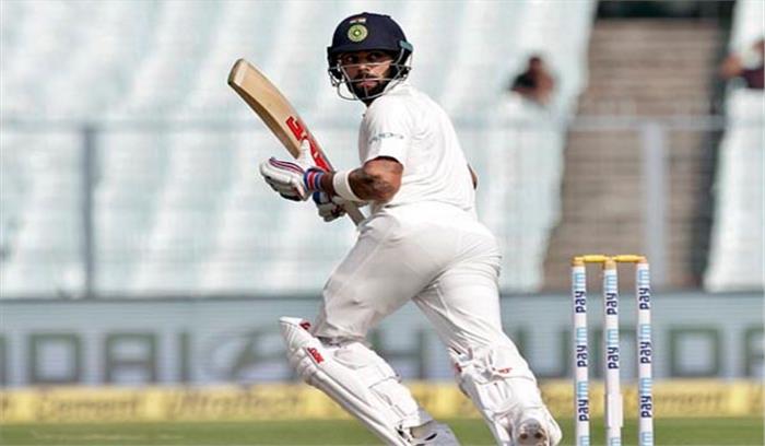 कोलकाता टेस्ट : भारत ने भोजनकाल तक बनाए 5 विकेट पर 251 रन