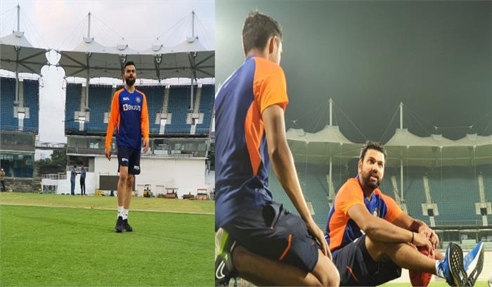 INDvsENG: टेस्ट सीरीज से पहले टीम इंडिया ने शुरु की ट्रेनिंग