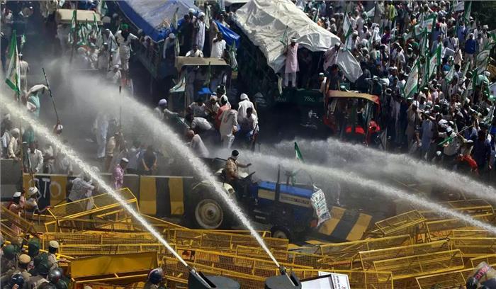 किसानों पर पुलिस कार्रवाई निंदनीय: विपक्ष किसानों पर पुलिस कार्रवाई निंदनीय: विपक्ष