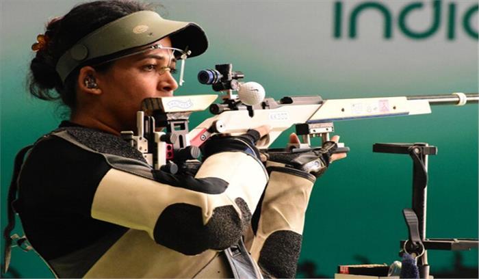 राष्ट्रमंडल खेल :तेजस्विनी सावंत ने निशानेबाजी में रजत पदक जीता