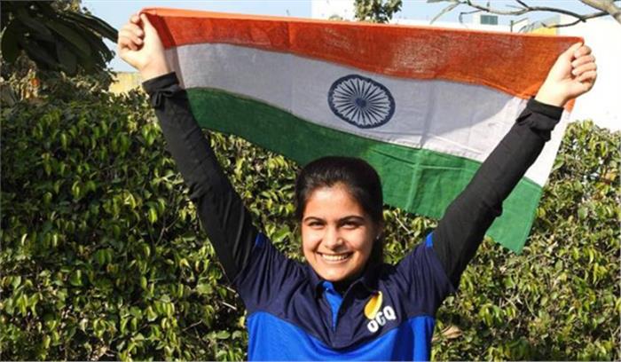 10 मीटर एयर पिस्टल स्पर्धा के फाइनल में मनु भाकर ने जीता स्वर्ण पदक