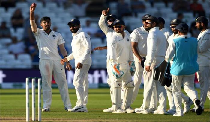 नॉटिंघम टेस्ट भारत की शानदार जीत, इंग्लैंड को 203 रनों से हराया नॉटिंघम टेस्ट भारत की शानदार जीत, इंग्लैंड को 203 रनों से हराया