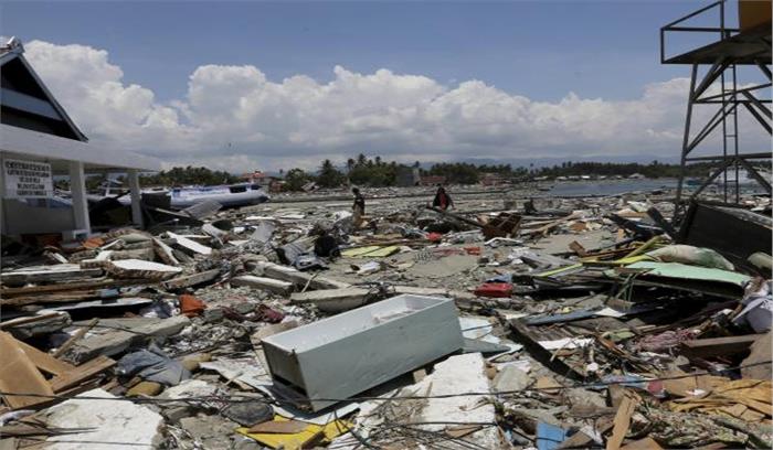 इंडोनेशिया भूकंप, सुनामी में मृतकों की संख्या 1944 हुई इंडोनेशिया भूकंप, सुनामी में मृतकों की संख्या 1944 हुई