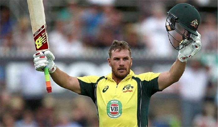 इंदौर वनडे : एरॉन फिंच ने ऑस्ट्रेलियाई पारी को दी मजबूती