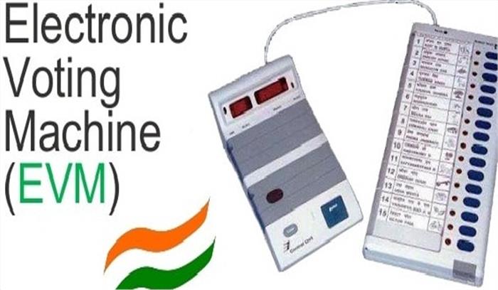 तीन स्तर की सुरक्षा में नेहरू स्टेडियम में रखी गई हैं इवीएम मशीन