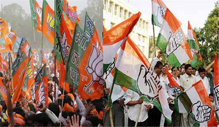 इंदौर के चुनावी घमासान में सभी सीटों पर भाजपा और कांग्रेस आमने सामने इंदौर के चुनावी घमासान में सभी सीटों पर भाजपा और कांग्रेस आमने सामने