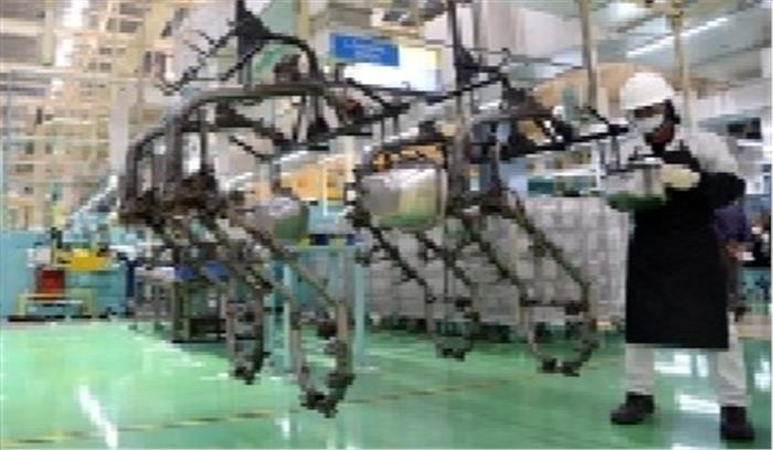  देश के औद्योगिक उत्पादन में दर्ज की गई गिरावट