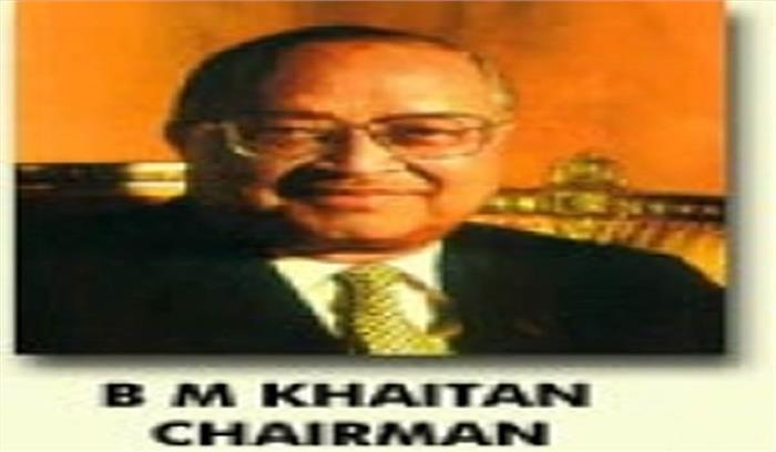 कोलकाता के मशहूर उद्योगपति बी.एम. खतान का 92 की उम्र में निधन