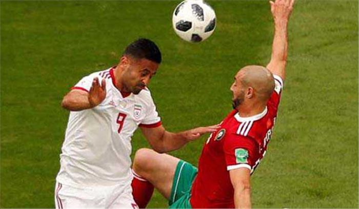 इंजरी समय में मोरक्को के आत्मघाती गोल से जीता ईरान