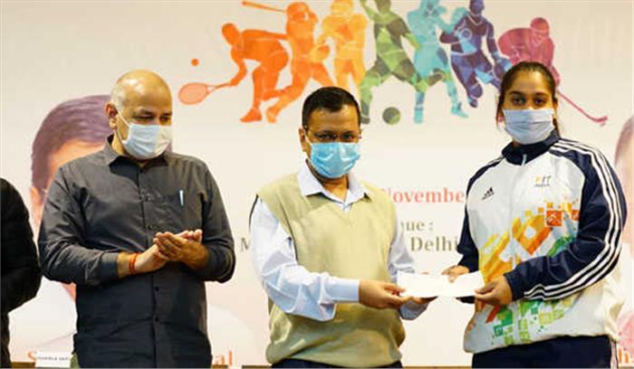 अंतर्राष्ट्रीय खेलों में चीन से अधिक पदक हासिल करने का सपना : केजरीवाल