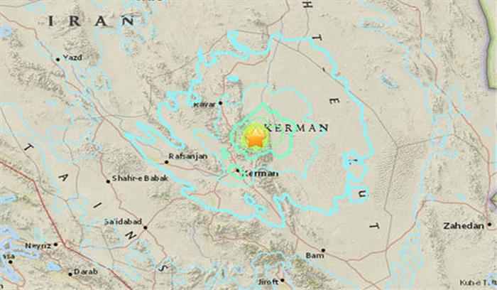 ईरान में भूकंप के झटके, 6.3 मापी गई तीव्रता