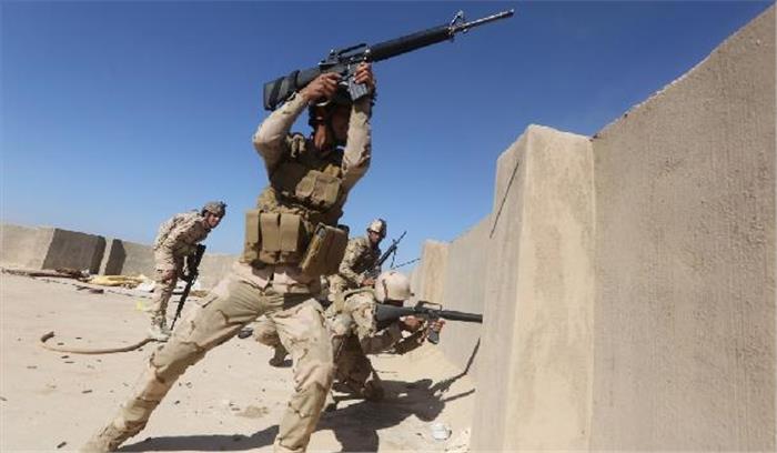 आईएस के 55 आतंकवादियों को इराकी सुरक्षाबलों ने किया ढेर