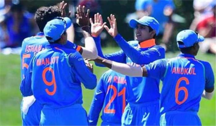 अंडर 19 क्रिकेट विश्व कप के फाइनल में पहुंचा भारत