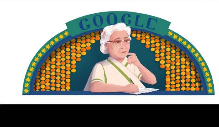  गूगल ने डूडल बनाकर किया इस्मत चुगताई को याद