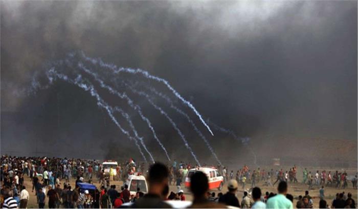 इजराइल से संघर्ष में 3 फिलिस्तीनी नागरिकों की मौत 376 घायल