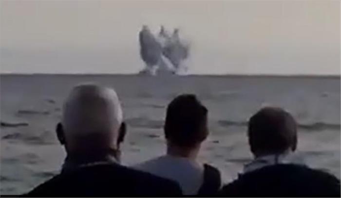 इटली वायुसेना का सैन्य विमान एयर शो के दौरान हुआ दुर्घटनाग्रस्त