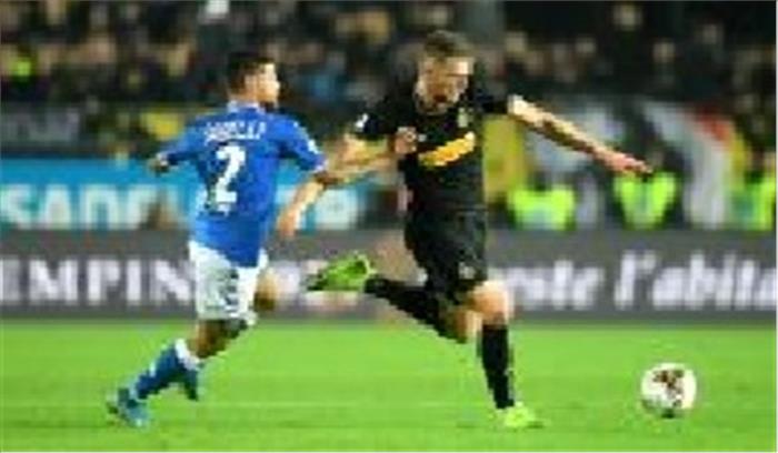 इंटर मिलान के डिफेंडर स्क्रीनियर पर तीन मैचों का बैन इंटर मिलान के डिफेंडर स्क्रीनियर पर तीन मैचों का बैन