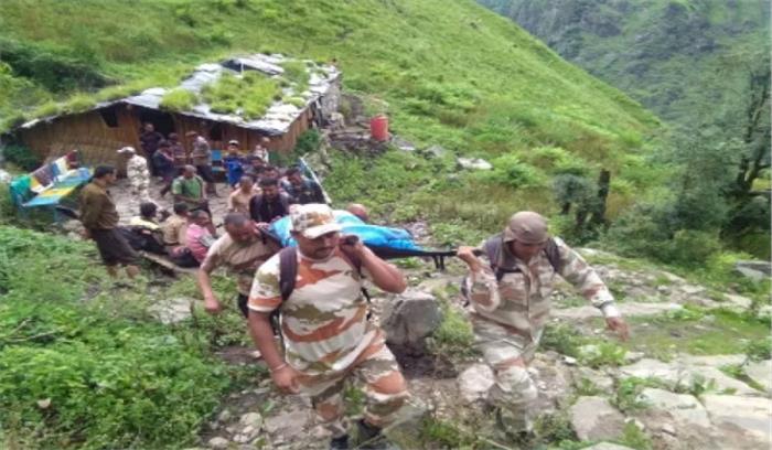 आईटीबी के जवानों ने बाधाओं का सामना कर महिला को बचाया
