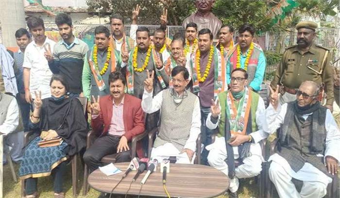 जदयू, लोजपा और जाप के कई नेता कांग्रेस में हुए शामिल