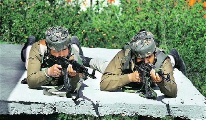 जम्मू कश्मीर में सेना ने पांच आतंकवादियों को किया ढेर
