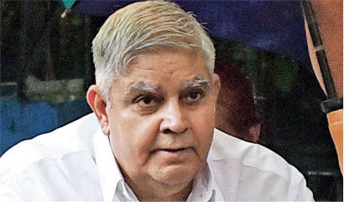 राज्यपाल, केंद्र सरकार से टकराव का यह समय नहीं: धनखड़