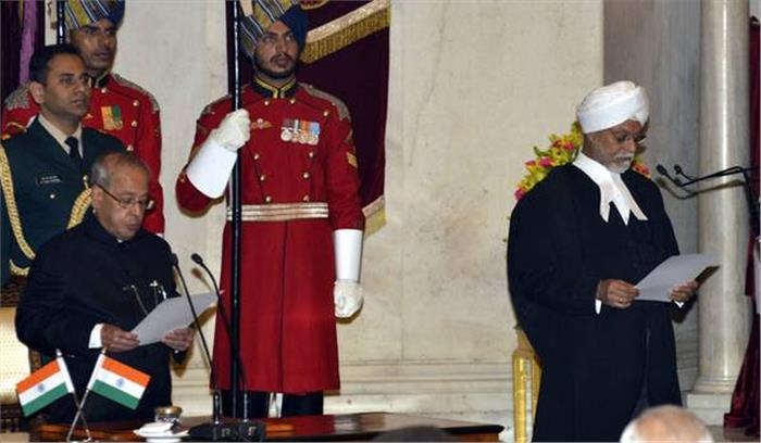 जगदीश सिंह खेहर  भारत के प्रधान न्यायाधीश नियुक्त