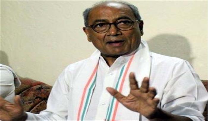 जयपुर में दिग्विजय सिंह ने की अमित शाह की तारीफ