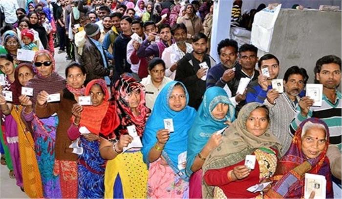 राजस्थान विधानसभा चुनाव: पांच बजे तक 72.7 फीसदी मतदान