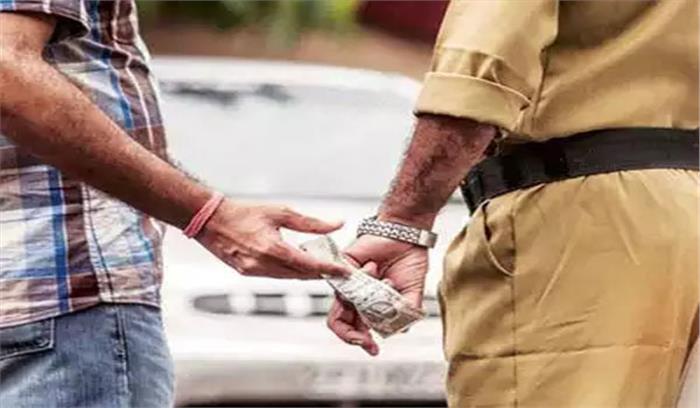 राजस्थान : थाना प्रभारी रिश्वत लेते गिरफ्तार