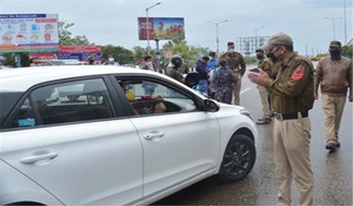 जयपुर में छह लोग गिरफ्तार, 1103 वाहन जब्त