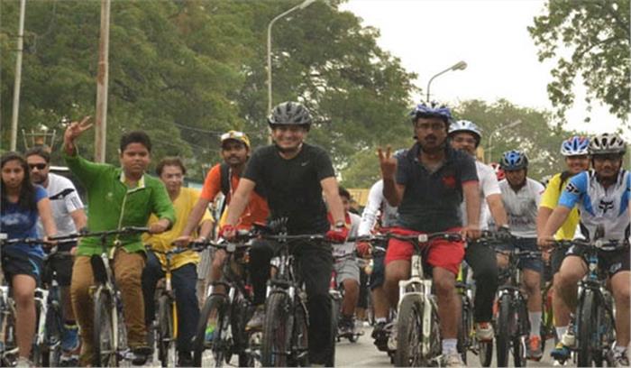 अर्द्धसैनिक बलों की साईकिल यात्रा सत्रह सितंबर को राजस्थान पहुंचेगी