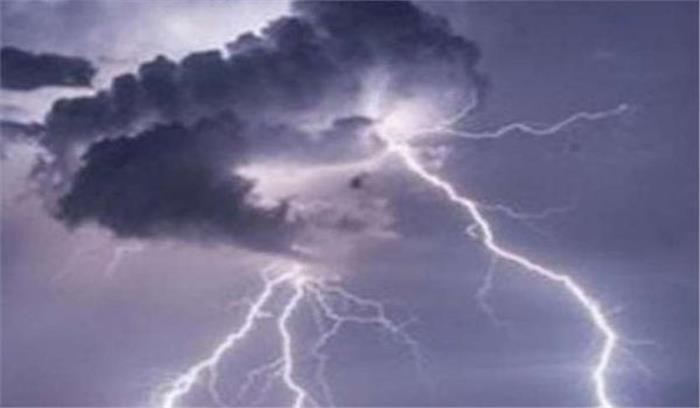 बिजली गिरने से सेना के जवान की मौत