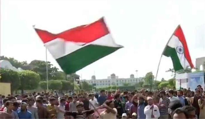 हैदराबाद उर्दू विश्वविद्यालय में विरोध प्रदर्शन जारी