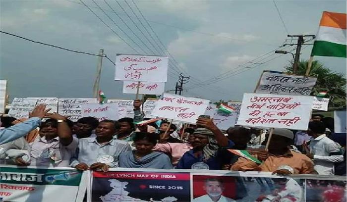 जमियत उलेमा ए हिंद ने निकाला अमन मार्च