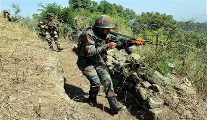 जम्मू -कश्मीर मुठभेड़ में 1 आतंकी ढेर ​​​​​​​