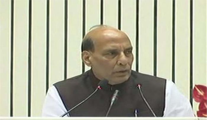 राजनाथ ने कहा- सीमा पार से आने वाली हर गोली का करारा जवाब देंगे