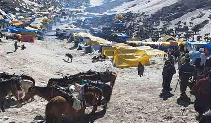 अमरनाथ यात्रा खराब मौसम के कारण स्थगित