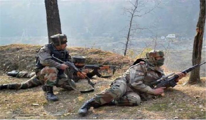 जम्मू- कश्मीर में सुरक्षाबलों की कार्रवाई में आतंकवादी ढेर