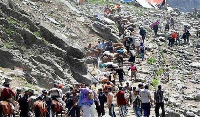 जम्मू से अमरनाथ तीर्थयात्रियों का नया जत्था रवाना